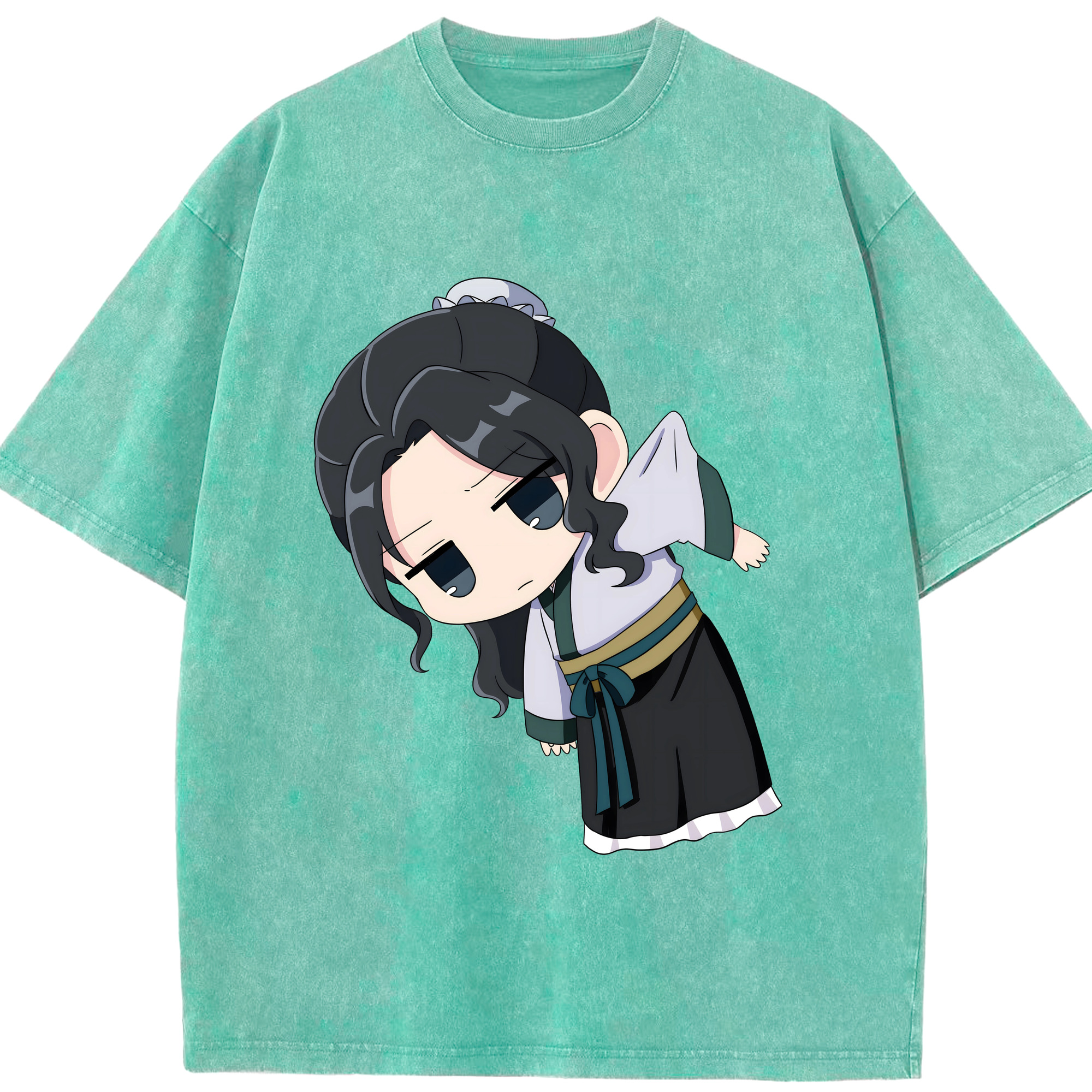 （画像用） 薬屋のひとりごと The Apothecary Diaries 綿100% ヴィンテージ風 半袖Tシャツ（フロントプリント）